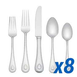 French Perle 45pc Service for 8