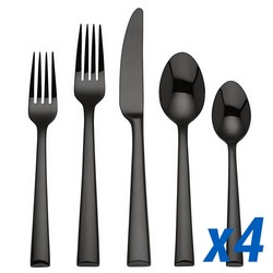 Colebrook Onyx 20pc Service for 4