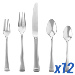 A photo of Federal Platinum Frost 60pc Service for 12