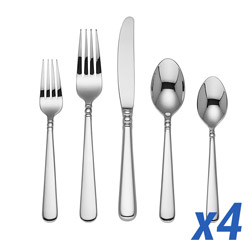 Pearl Platinum 20pc Service for 4