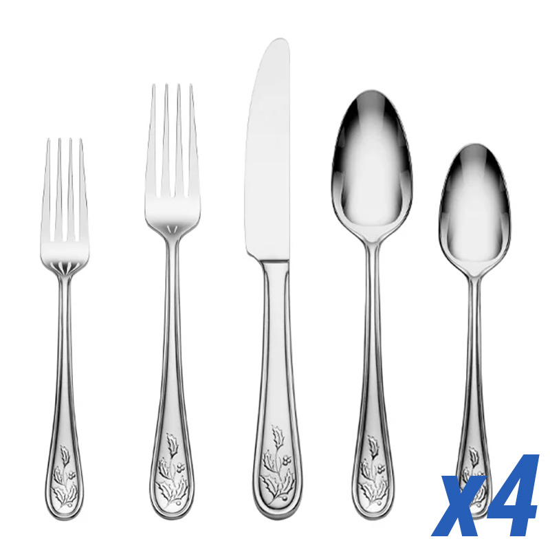 Holiday 20 Piece Service for 4