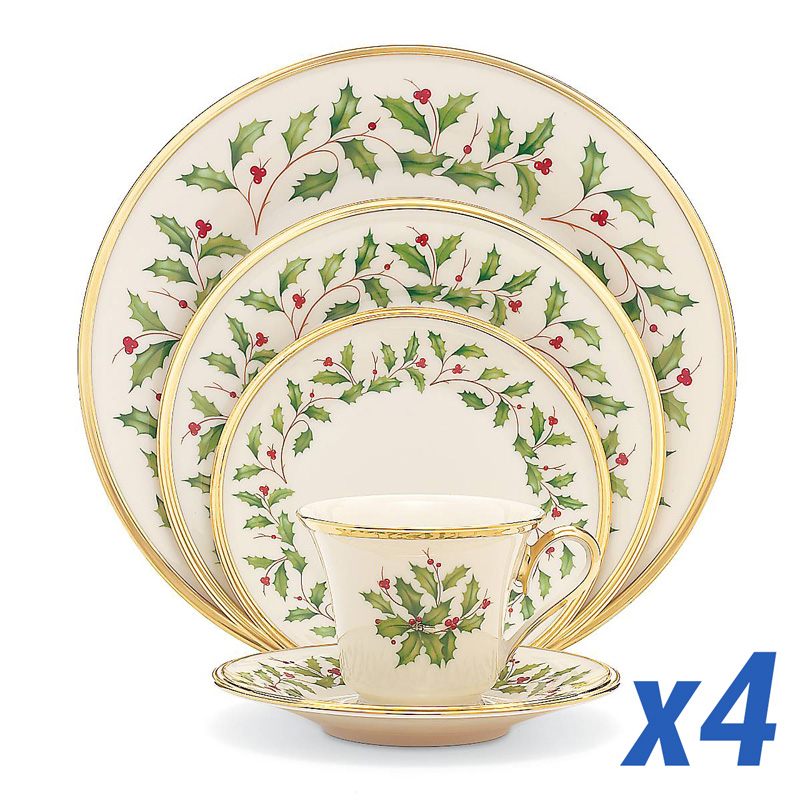 Holiday 20 Piece Service for 4