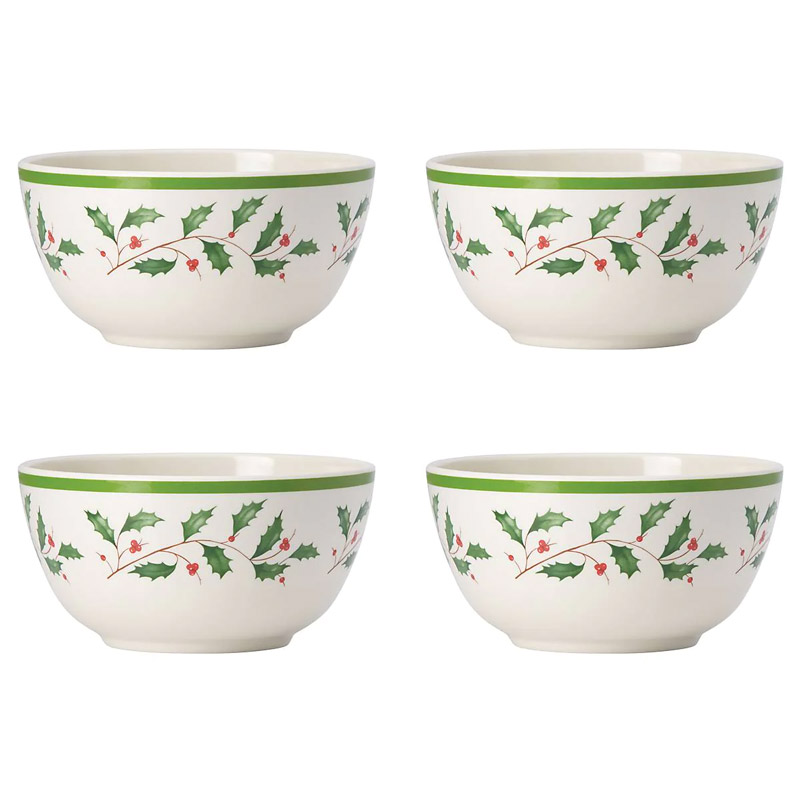 Holiday Bowls Set of 4, Melamine