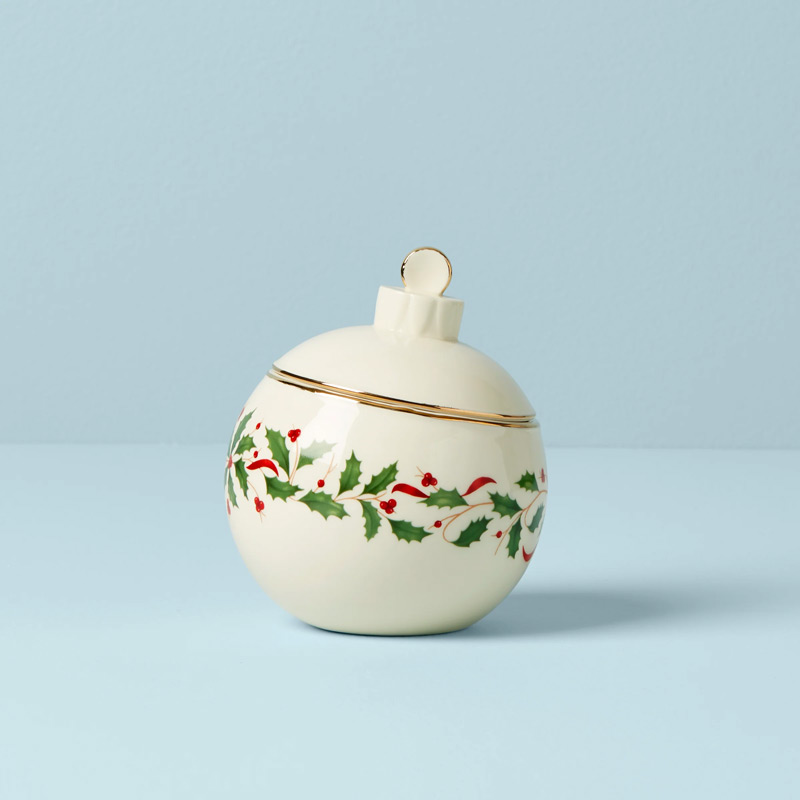 Holiday Ornament Figural Candy Jar
