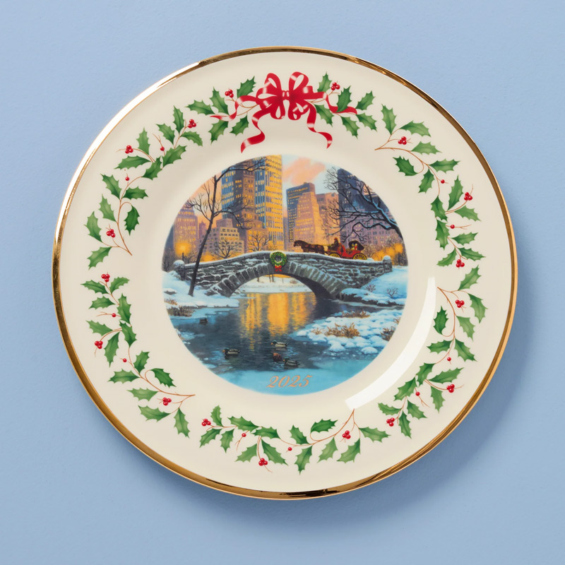 2025 Annual Holiday Plate, Night Snow