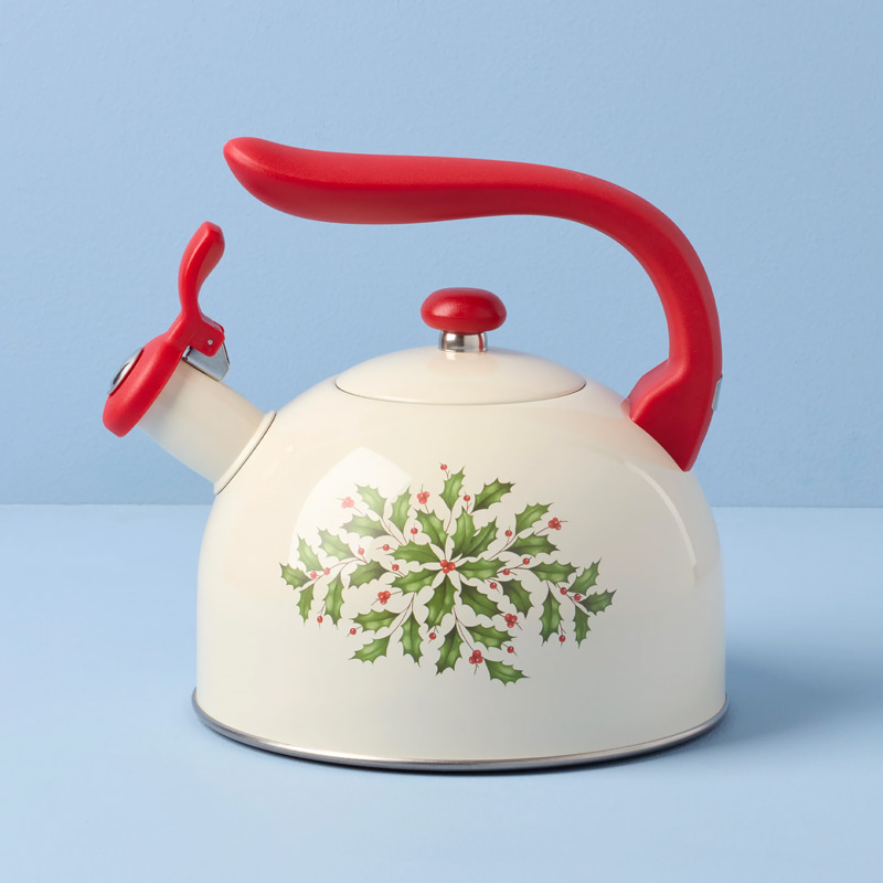 Holiday Stainless Tea Kettle