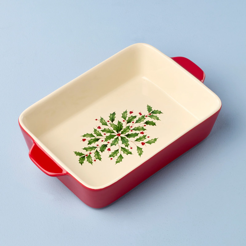 Holiday Small Rectangular Baker