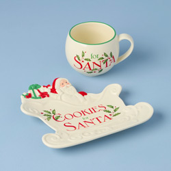 Holiday Cookies for Santa Two Piece Set