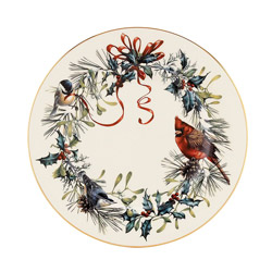 A photo of Winter Greetings Salad Plate