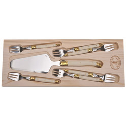Laguiole Ivory 7 Piece Cake Set