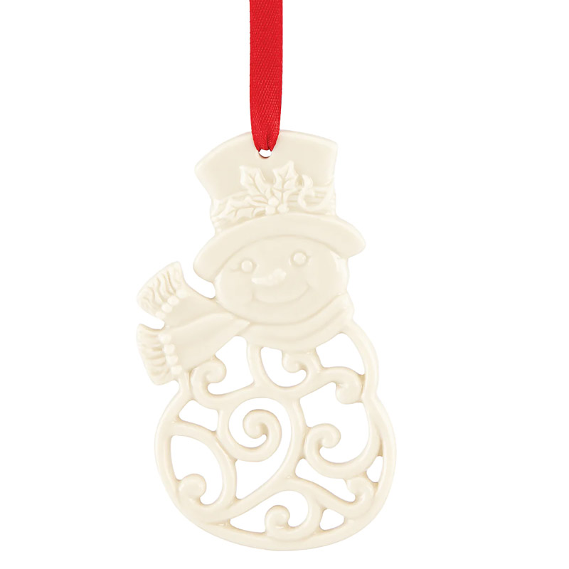 Pierced Snowman Charm