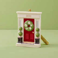 A photo of 2024 Our New Home Lenox procelain ornament