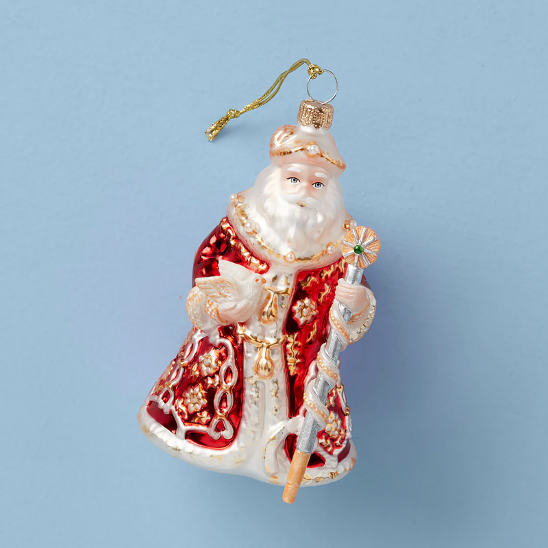 Santa, Blown Glass