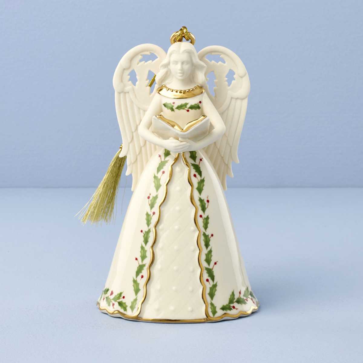 Holiday Angel Bell with Hymns