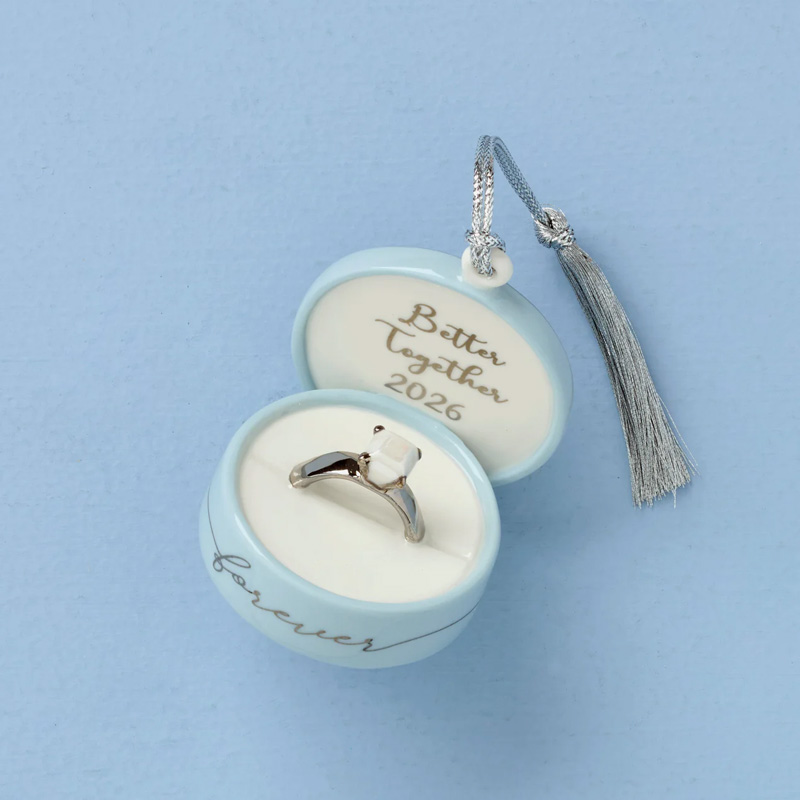2026 Together Forever Ring Box Ornament
