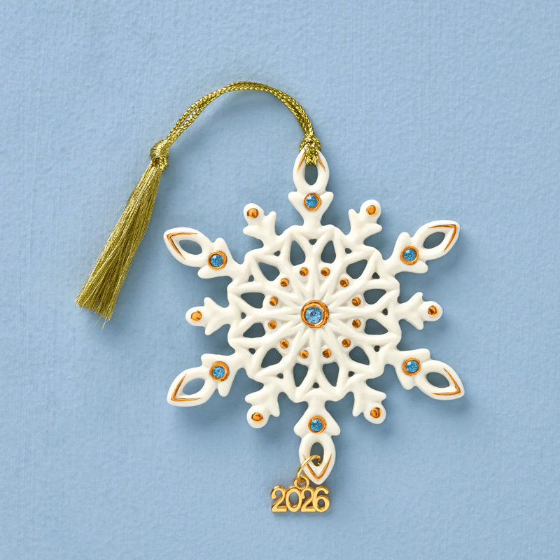 2026 Gemmed Snowflake Lenox
