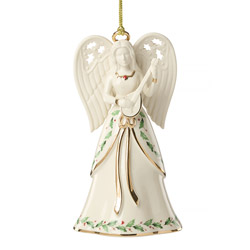Holiday Angel Bell with Mandolin