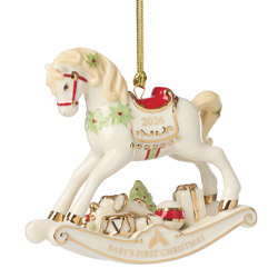 2026 Baby's 1st Christamas - Vintage Rocking Horse