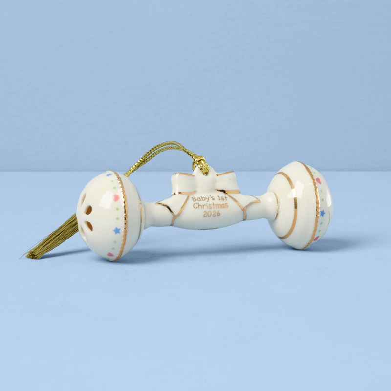 2026 Baby's First Christmas, Rattle