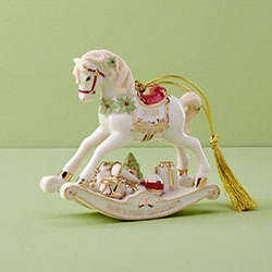 A photo of 2024 Baby's First Christmas, Rocking Horse