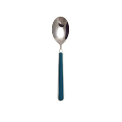 A photo of Fantasia Blue Dessert Spoon, 6.875"