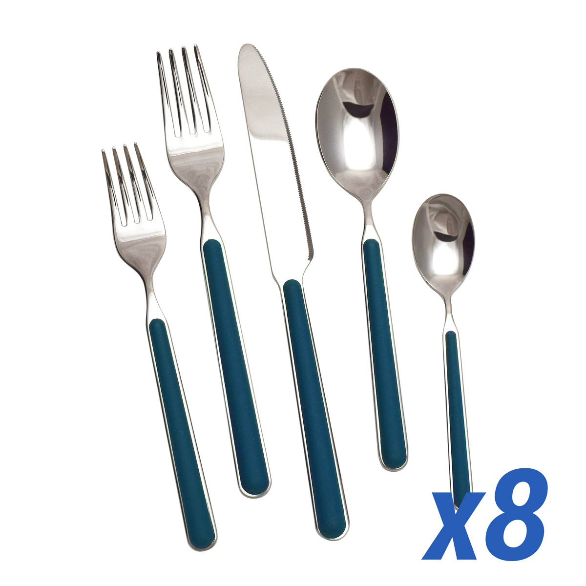 Fantasia Blue 40pc Service For 8