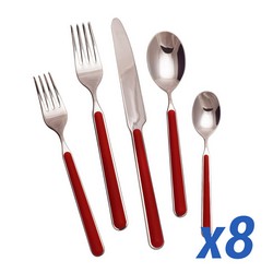 A photo of Fantasia Red 40pc Service For 8