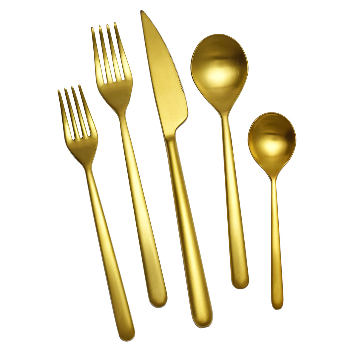 Linea Ice Oro 5pc Place Setting