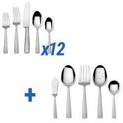 A photo of Oliver Gleam 65 Piece Service for 12
