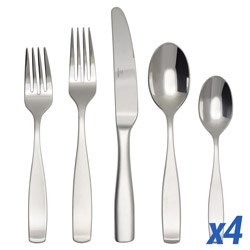 Satin Loft 20pc Service for 4