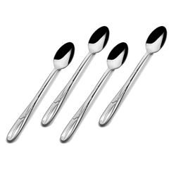 A photo of Cocoa Blossom Iced Teaspoon Set of 4