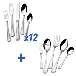 A photo of Clarissa 65 Piece Service for 12