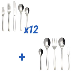 A photo of Aidan 65pc Service for 12
