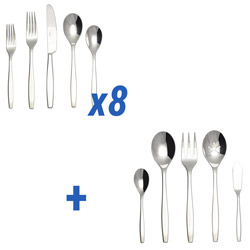 A photo of Aidan 45pc Service for 8