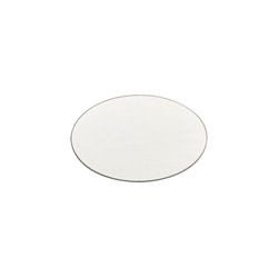 A photo of Shiny Aluminum Oval Nameplate