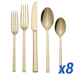 A photo of Allay Champagne 40 Piece Service for 8