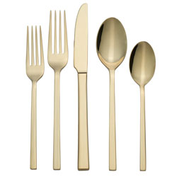 A photo of Allay Champagne 5 Piece Place Setting