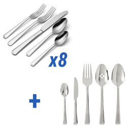 A photo of Chroma 45 Piece Service for 8