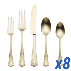 A photo of James Street Champagne 40 Piece Service for 8