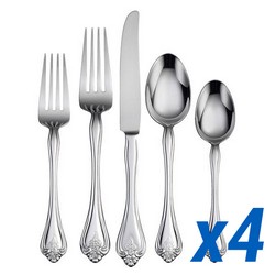 Boutonniere 20pc Service for 4