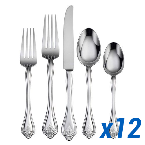 Boutonniere 65pc Service for 12