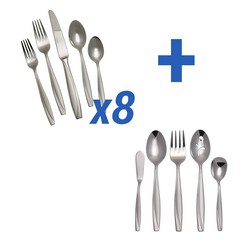 A photo of Cleo 45pc Service for 8