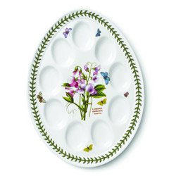 Botanic Garden Deviled Egg Dish, Sweet Pea
