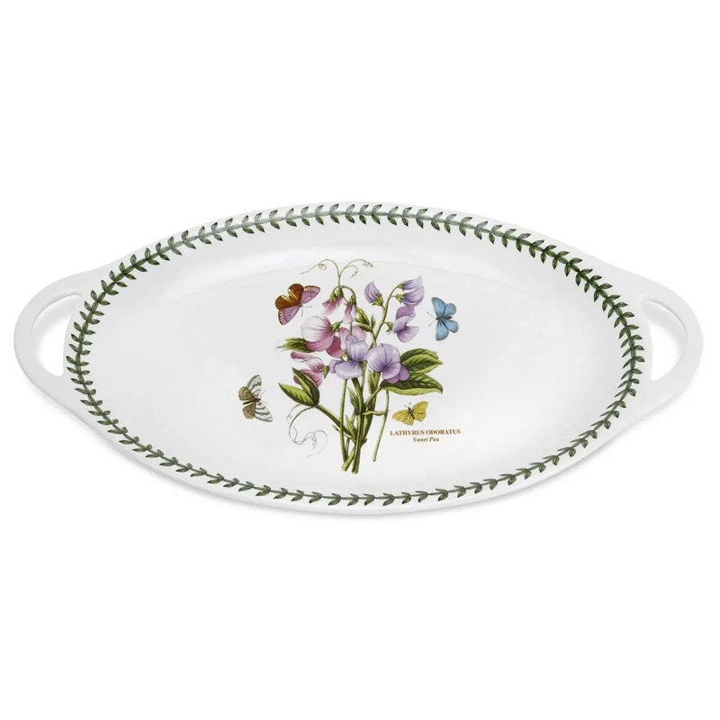 Botanic Garden Oval Platter, Handled, 18 x 11.75