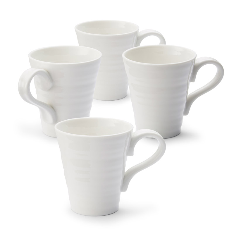 Sophie Conran White Mug, 12.5 oz., Set of 4
