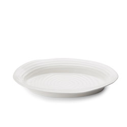 Sophie Conran White Oval Platter, Medium, 14.5 x 12