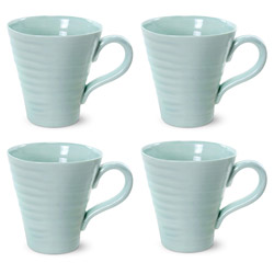 A photo of Sophie Conran Celadon Mug, 12.5 oz., Set of 4