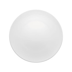 Tac 02 White Dinner Plate, 11in.