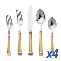Royal Bramasole Goldplate 20pc Service for 4