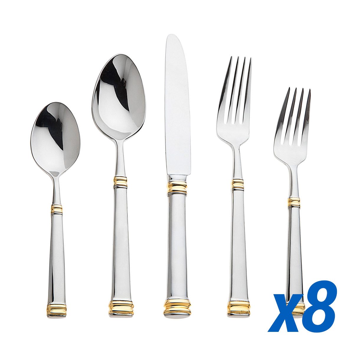 Bramasole Gold 45pc Service for 8